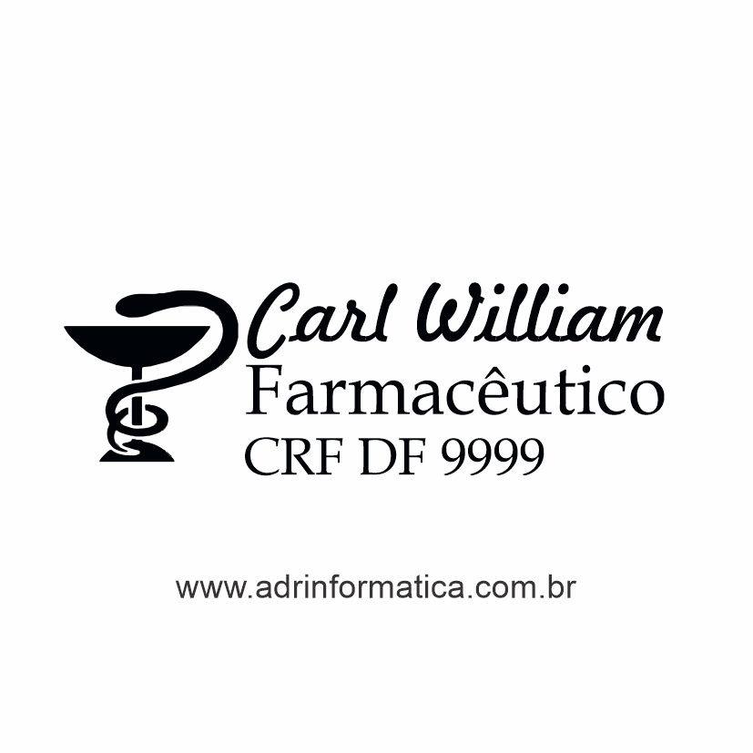 Carimbo digital para Farmacêutico Carimbo online para Farmacêutico
