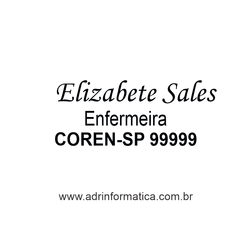 Carimbo Digital Enfermeira Carimbo Online Enfermeira